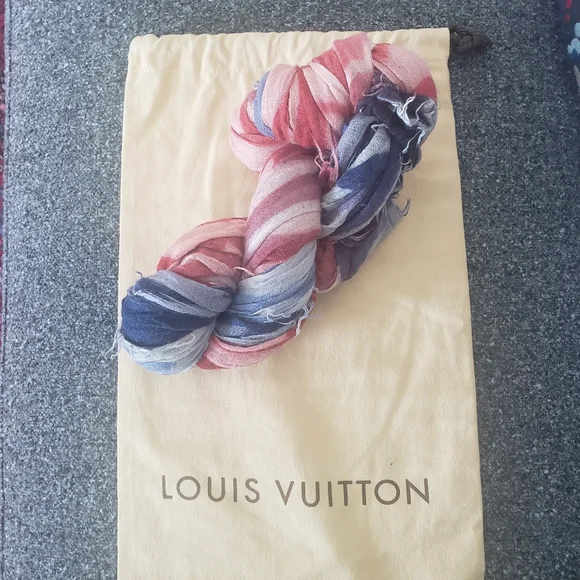 EUC Rare Authentic Limited Edition Louis Vuitton X RETNA Cashmere Silk Stole - Picture 2 of 10
